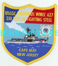 COAST GUARD,NEW JERSEY,CAPE MAY,VIGOROUS WMEC 627 210 FLEET OF FIGHTING STEEL 1